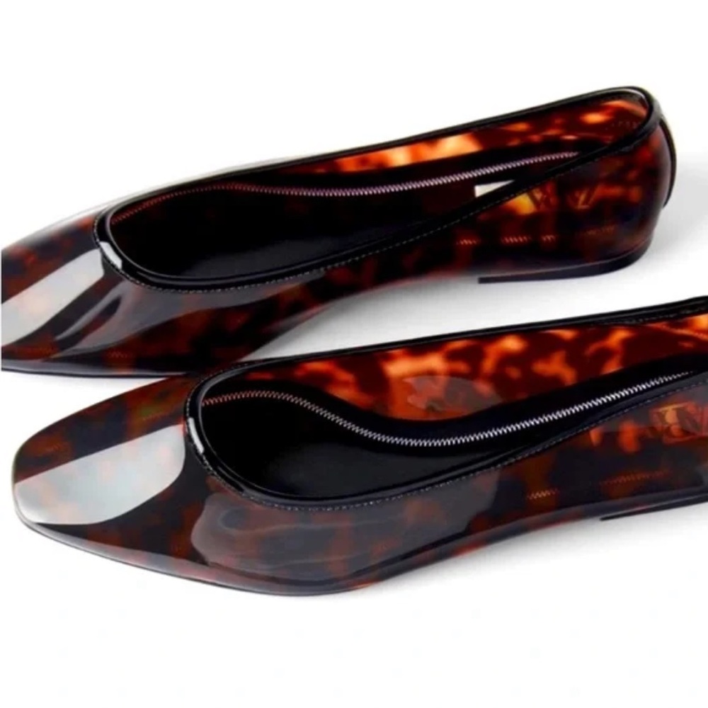 Zara Tortoiseshell Flats